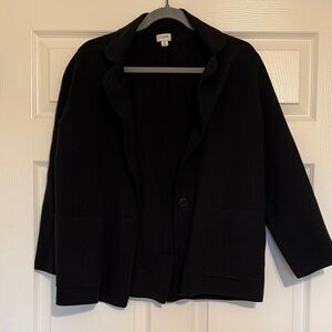 J Crew Black Sweater Blazer